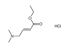 (E)-ethyl 4-(dimethylamino)but-2-enoate hydrochloride Structure