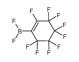nonafluorocyclohex-1-en-1-yldifluoroborane Structure