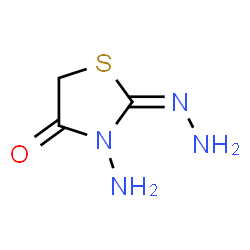 2,4-Thiazolidinedione,3-amino-,2-hydrazone(9CI) structure