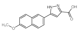 5-(6-METHOXYNAPHTHALEN-2-YL)-1H-PYRAZOLE-3-CARBOXYLIC ACID picture