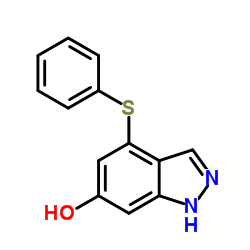 4-(Phenylsulfanyl)-1H-indazol-6-ol structure