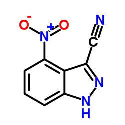 4-Nitro-1H-indazole-3-carbonitrile图片