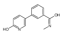 N-methyl-3-(6-oxo-1H-pyridin-3-yl)benzamide Structure