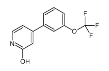 4-[3-(trifluoromethoxy)phenyl]-1H-pyridin-2-one Structure