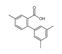 2-(3,5-dimethylphenyl)-5-methylbenzoic acid结构式