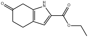 Ethyl 6-oxo-4,5,6,7-tetrahydro-1H-indole-2-carboxylate结构式