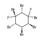 1,3-Difluoro-1,2,3,4,5,6-hexabromocyclohexane结构式