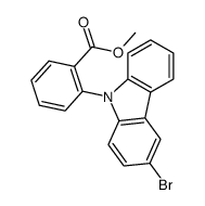 methyl 2-(3-bromo-9H-carbazolyl)benzoate结构式