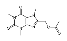 8-Acetoxymethylcaffeine Structure