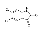 6-methoxy-5-bromo-isatin Structure