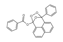 1-Phenyl-2-acetoxyacenaphthylene ozonide Structure