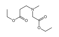 ETHYL 3-((2-ETHOXY-2-OXOETHYL)(METHYL)AMINO)PROPANOATE Structure