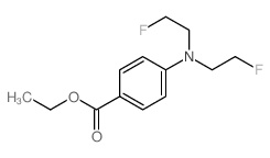 ethyl 4-(bis(2-fluoroethyl)amino)benzoate结构式