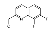 7,8-二氟喹啉-2-甲醛结构式