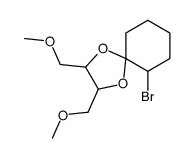 6-bromo-2,3-bis(methoxymethyl)-1,4-dioxaspiro[4.5]decane Structure