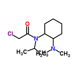 2-Chloro-N-[2-(dimethylamino)cyclohexyl]-N-isopropylacetamide Structure