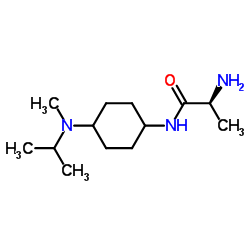 N-{4-[Isopropyl(methyl)amino]cyclohexyl}-L-alaninamide Structure
