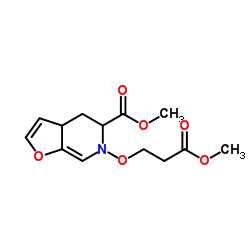 Methyl 6-(3-methoxy-3-oxopropoxy)-3a,4,5,6-tetrahydrofuro[2,3-c]pyridine-5-carboxylate picture