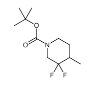 tert-butyl 3,3-difluoro-4-methylpiperidine-1-carboxylate structure