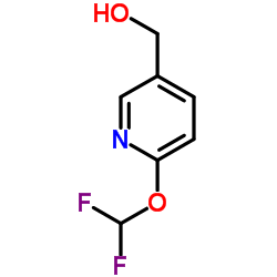 (6-(二氟甲氧基)吡啶-3-基)甲醇结构式