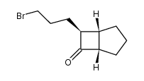 (1SR,5RS,7SR)-7-(3'-bromopropyl)bicyclo[3.2.0]heptan-6-one Structure