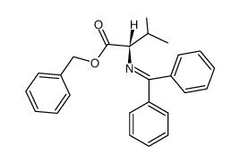 benzyl (S)-2-((diphenylmethylene)amino)-3-methylbutanoate Structure