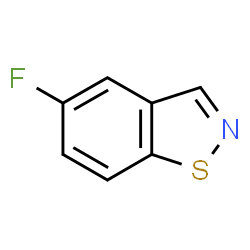 1,2-Benzisothiazole,5-fluoro-(9CI) Structure