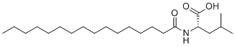 N-palmitoyl-l-leucine结构式