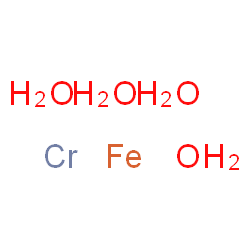 Chromic acid iron(II) salt structure