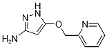 5-(pyridin-2-ylMethoxy)-1H-pyrazol-3-aMine structure