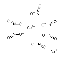 Sodium hexanitritocobaltate(III) structure