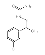 Hydrazinecarboxamide,2-[1-(3-chlorophenyl)ethylidene]-结构式