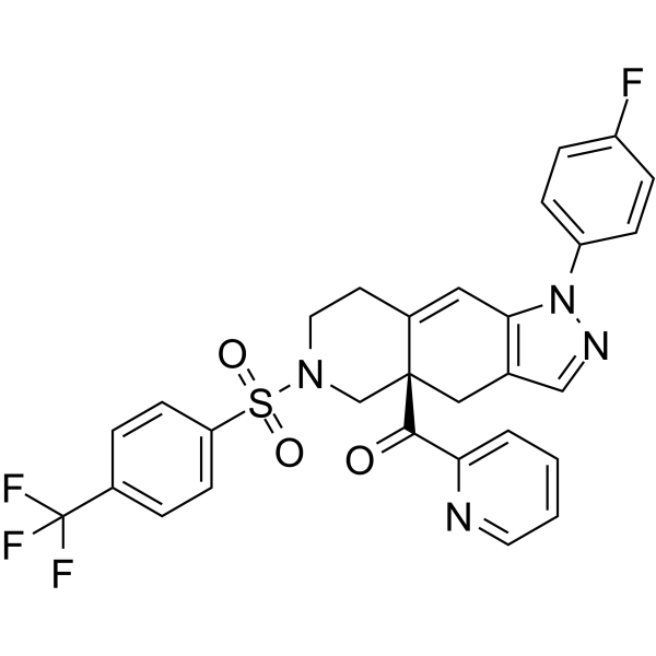 Dazucorilant structure