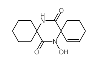 8-hydroxy-8,16-diazadispiro[5.2.59.26]hexadec-13-ene-7,15-dione结构式