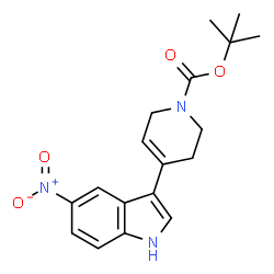 4-(5-硝基-1H-吲哚-3-基)-5,6-二氢吡啶-1(2H)-羧酸叔丁酯图片