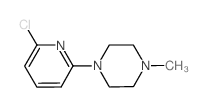 1-(6-chloropyridin-2-yl)-4-methylpiperazine structure