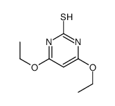 2(1H)-Pyrimidinethione,4,6-diethoxy-(9CI) Structure