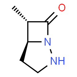 1,2-Diazabicyclo[3.2.0]heptan-7-one,6-methyl-,cis-(9CI)结构式