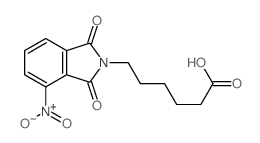 2H-Isoindole-2-hexanoicacid, 1,3-dihydro-4-nitro-1,3-dioxo-结构式