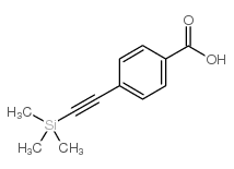 4-((Trimethylsilyl)ethynyl)benzoic acid Structure