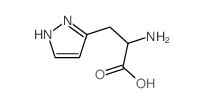 1H-​Pyrazole-​3-​propanoic acid, α-​amino结构式
