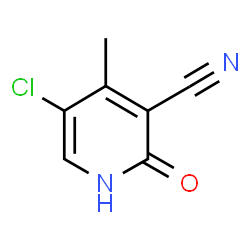 5-Chloro-4-methyl-2-oxo-1,2-dihydropyridine-3-carbonitrile Structure