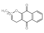 1,4-Naphthalenedione,2-methoxy-3-(3-methyl-2-buten-1-yl)-结构式