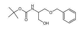 tert-butyl 2-(benzyloxy)-1-(hydroxymethyl)ethylcarbamate结构式