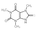 8-Mercaptocaffeine结构式