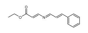 1-(ethoxycarbonyl)-6-phenyl-3-azahexa-1,3,5-triene结构式