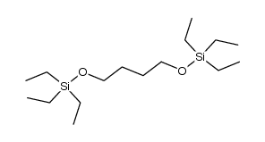 1,4-bis-(triethylsiloxy)butane Structure