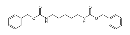 N,N'-pentane-1,5-diyl-bis-carbamic acid dibenzyl ester结构式