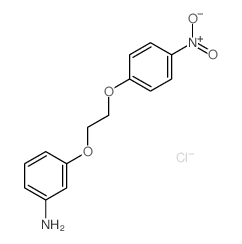 Benzenamine, 3-[2-(4-nitrophenoxy)ethoxy]-,hydrochloride (1:1)结构式