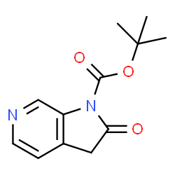 tert-Butyl 2-oxo-2,3-dihydro-1H-pyrrolo[2,3-c]pyridine-1-carboxylate structure